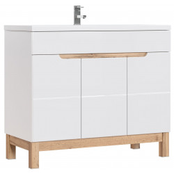 Ensemble complet de salle de bain - 100 cm - Cintra White