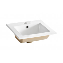 Ensemble complet de salle de bain avec meuble vasque 60 cm + 4 éléments - Cintra White