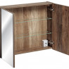 Ensemble meuble vasque + cabinet miroir - 80 cm - Rosario Oak