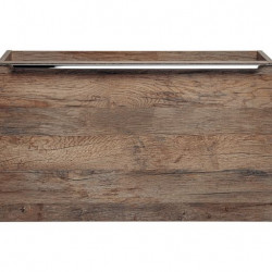 Ensemble meuble vasque + cabinet miroir - 80 cm - Rosario Oak