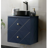 Ensemble salle de bain avec meuble vasque - 60 cm - Aurore Blue