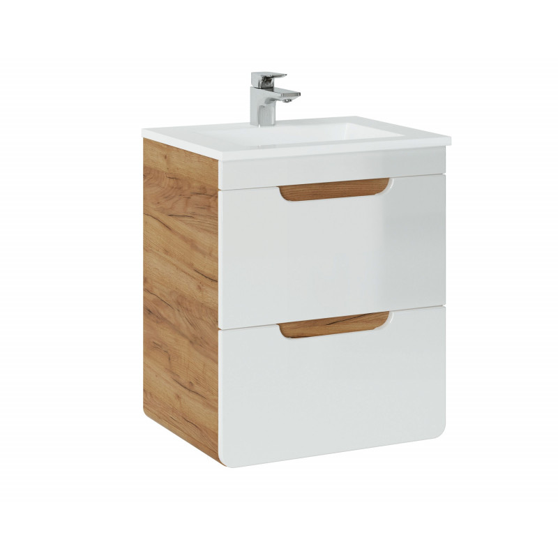 Ensemble meuble vasque - 50 cm - Archipel White