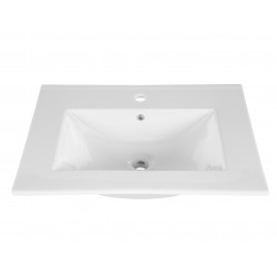 Ensemble meuble vasque encastrée - 80 cm - Archipel White