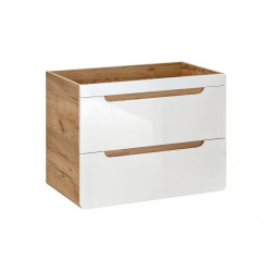 Ensemble meuble vasque encastrée - 80 cm - Archipel White