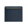 Ensemble complet de salle de bain double vasques - 140 cm - Rosario Deep Blue