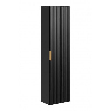 Colonne murale en bois Georgia Black - H 140 x l 35 x P 25 cm