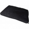 Coussin peluche rectangle pour animaux - Noir - L 100 x l 70 cm - Gamme Newton