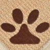 Tapis griffoir pour chats avec jouet - Beige - L 48 x l 34 cm