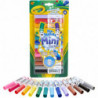 Lot de 14 mini feutres à colorier ultra lavable - Multicolore - Crayola