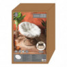 Fauteuil cancun avec coussin - Beige et blanc - L 96 x H 77 x P 86 cm