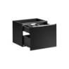 Meuble sous vasque + plateau - 120 cm - Rosario Black