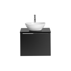 Ensemble meuble vasque à poser - 60 cm - Rosario Black