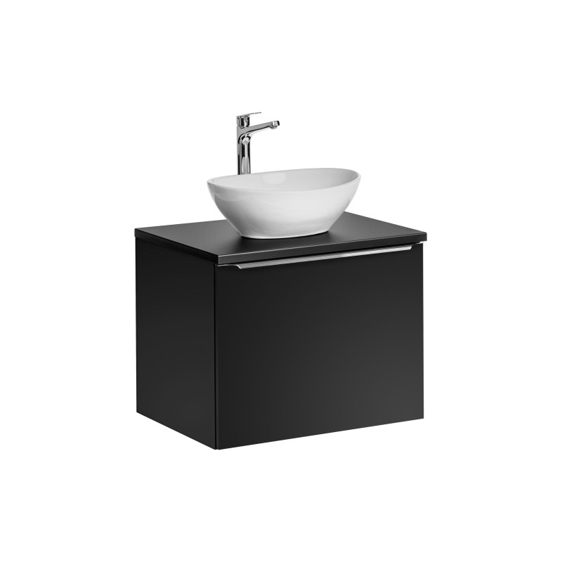 Ensemble meuble vasque à poser - 60 cm - Rosario Black