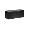 Meuble sous vasque + plateau - 120 cm - Rosario Black