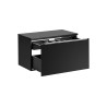 Meuble sous vasque + plateau - 80 cm - Rosario Black