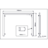 LED pour contours de meuble sous vasque 150 cm "Rama" - Modèle 1500