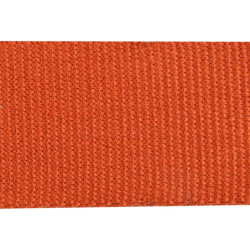 Laisse pour chien en viscose de bambou - Orange - L 120 x l 2,5 cm