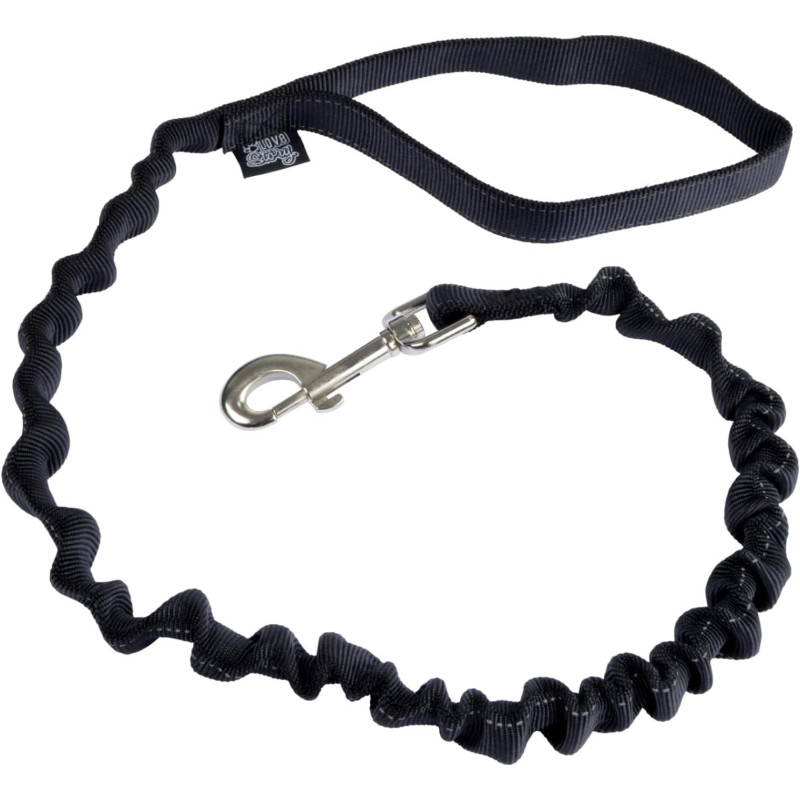 Laisse anti à-coups pour chien "Essentiel" - Noir - L 120 cm