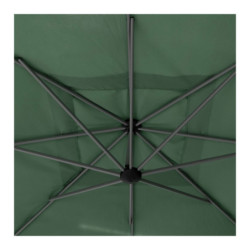 Parasol décentré "Manoa" - Vert olive - L 2,5 x P 2,5 m