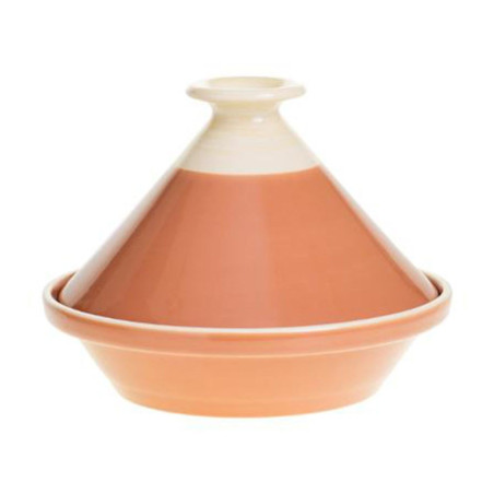 Plat à tajine en faïence "Sofia" - Terracotta - D 27,9 cm