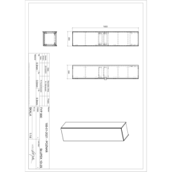 Ensemble complet avec meuble double vasque + 5 éléments - 140 cm - Rosario Black