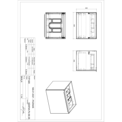 Ensemble complet avec meuble double vasque + 4 éléments - 120 cm - Rosario Black