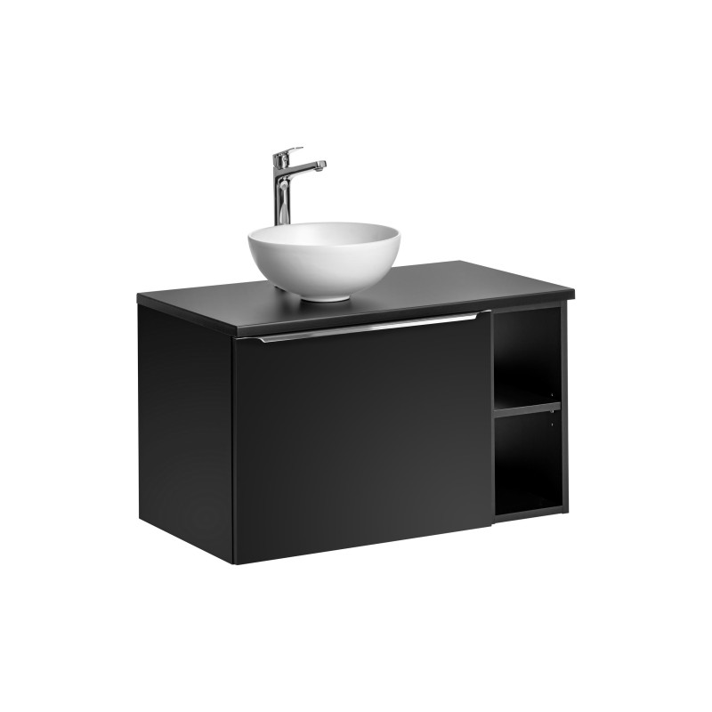 Meuble vasque à poser - 80 cm - Rosario Black