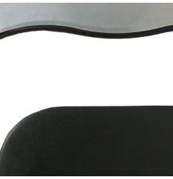 Lot de 6 chaises pliantes en PVC - Basic - Noir - H 79 cm