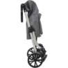 Chariot de courses à 4 roues - Gris - 46L