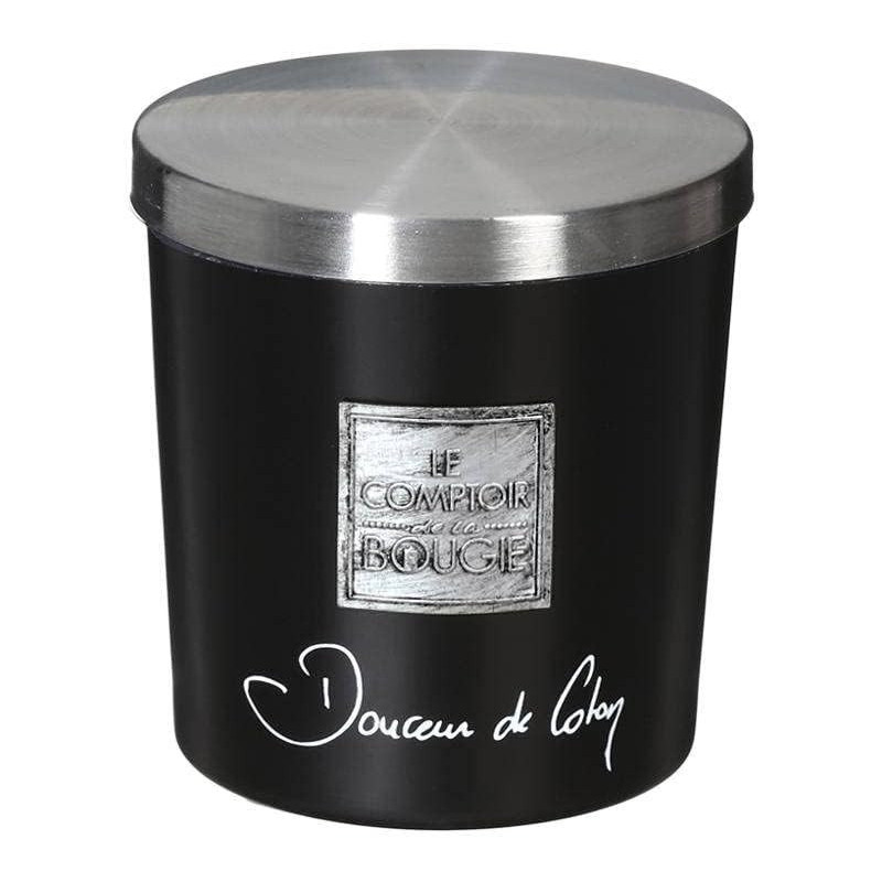 Bougie parfumée linge propre "Loyd" - Noir - 130g