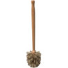 Brosse WC sans support en bois - Marron - L 35,5 cm