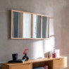 Miroir atelier en bois "Nae" - Marron clair - L 116 x H 76 cm