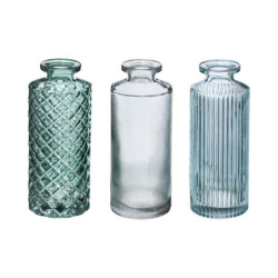 Lot de 3 vases soliflores...