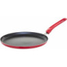 Poêle à crêpes en aluminium - Rouge - 26 cm