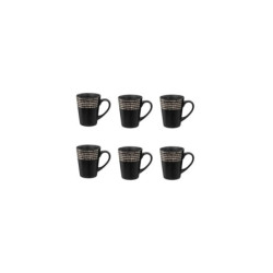 Lot de 6 mugs "Ethnikaa" -...