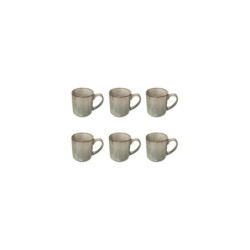 Lot de 6 mugs "Terre Inconnue" - Vert - 42 cl