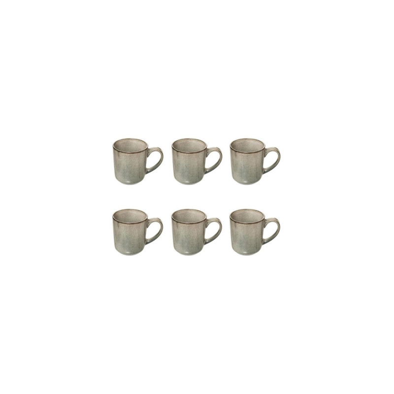 Lot de 6 mugs "Terre Inconnue" - Vert - 42 cl