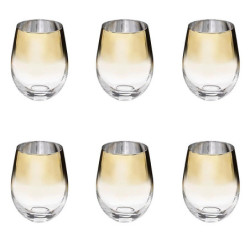 Lot de 6 verres "Arya" -...