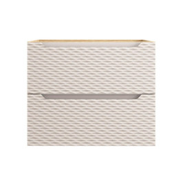 Meuble sous-vasque 70 cm - H 57 x L 70 x P 46 cm - Wavy Beige