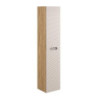 Colonne de salle de bain à 2 portes - H 170 x L 35 x P 31 cm - Wavy Beige