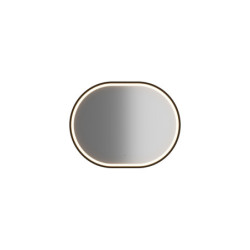 Miroir mural oval Led...