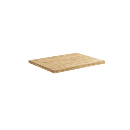 Plateau meuble sous vasque en bois - L 60 cm x l 46 cm - Wavy