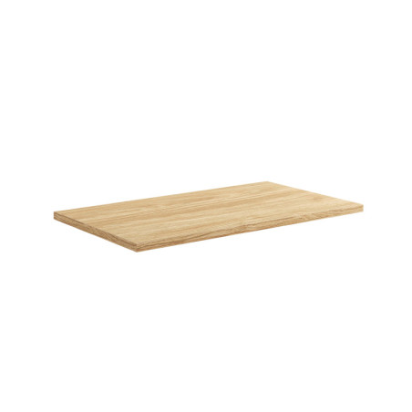 Plateau meuble sous vasque en bois - L 90 cm x l 46 cm - Wavy