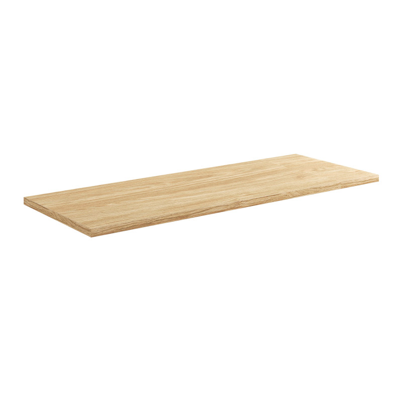 Plateau meuble sous vasque en bois - L 120 cm x l 46 cm - Wavy