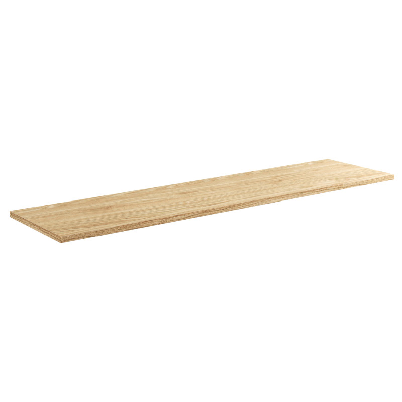 Plateau meuble sous vasque en bois - L 180 cm x l 46 cm - Wavy