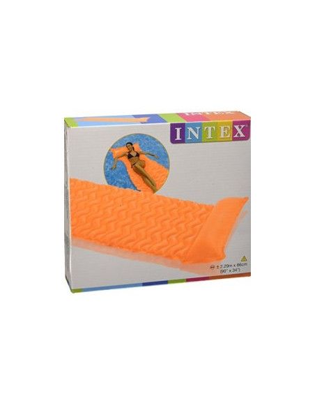 Matelas à rouler - 229 x 86 cm - Vinyle - Orange