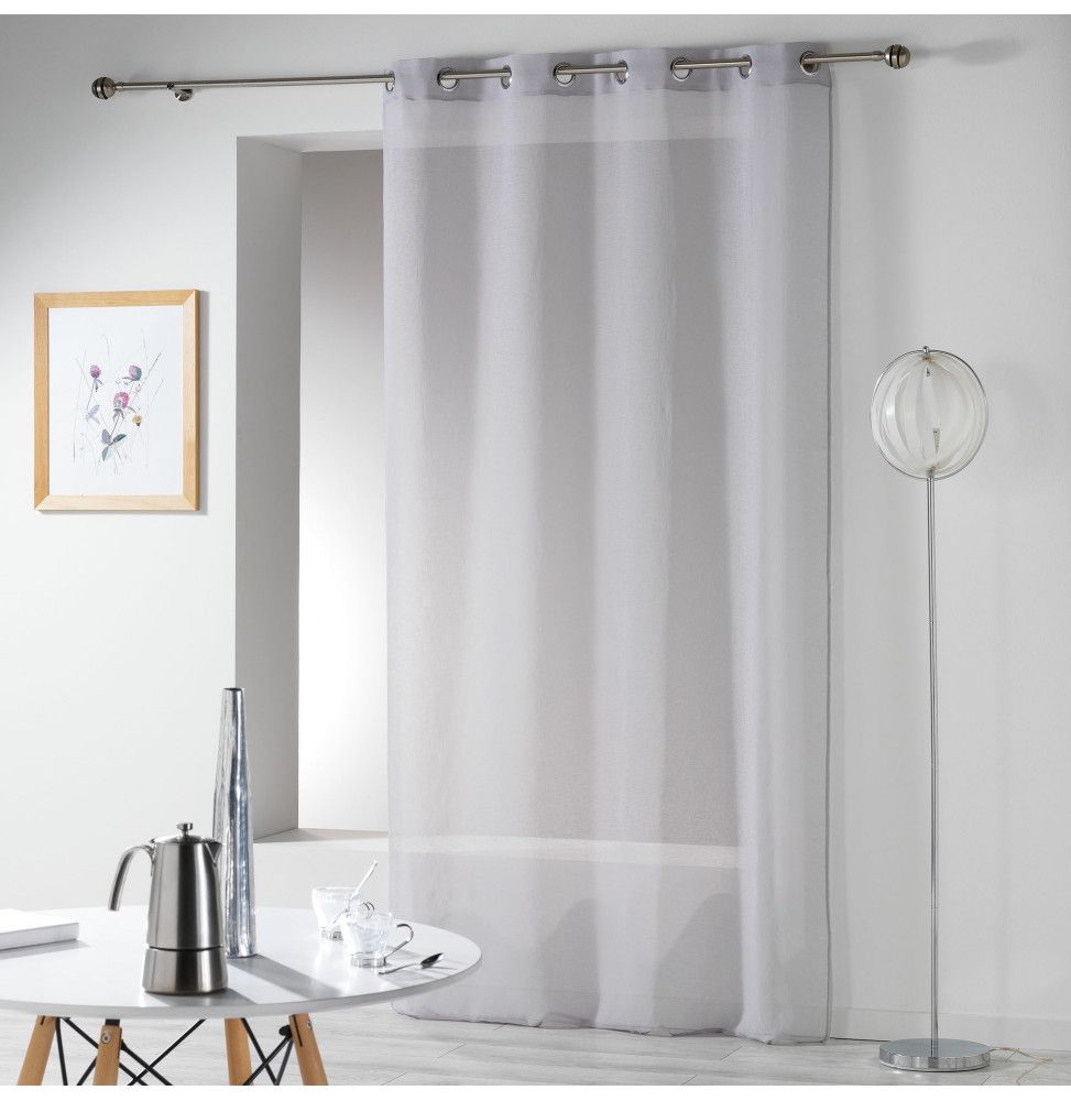 Panneau à illets Telma - L 280 x l 140 cm - Gris