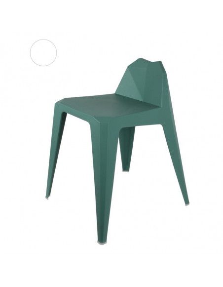 Tabouret en origami - H 61,5 cm - Vert