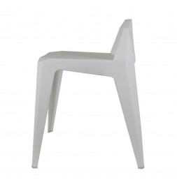 Tabouret en origami - H 61,5 cm - Blanc