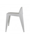 Tabouret en origami - H 61,5 cm - Blanc